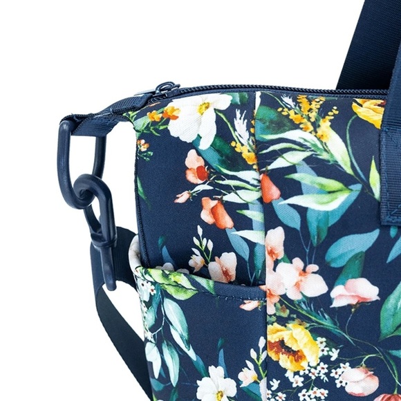 NEW Mytagalongs Floral Blue Tote Bag - Picture 7 of 8